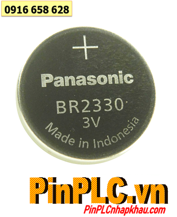 Panasonic BR2330; Pin 3v lithium Panasonic BR2330 chính hãng (Xuất xứ Indonesia)